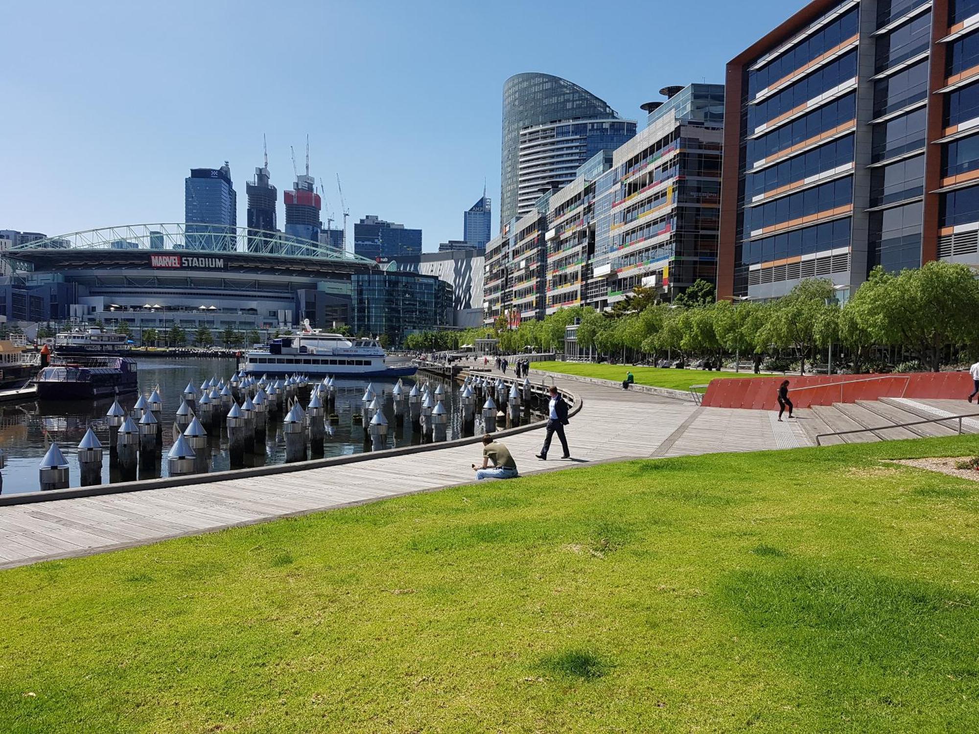 Melbourne Docklands Riverside Views Eksteriør bilde
